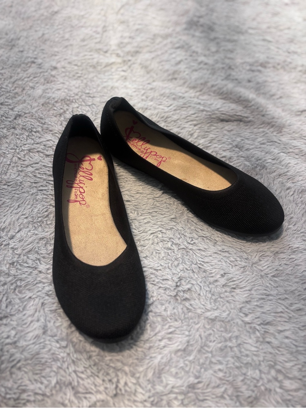 Black Jellypop Flats